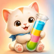 Meow Sort - Color Puzzel key art